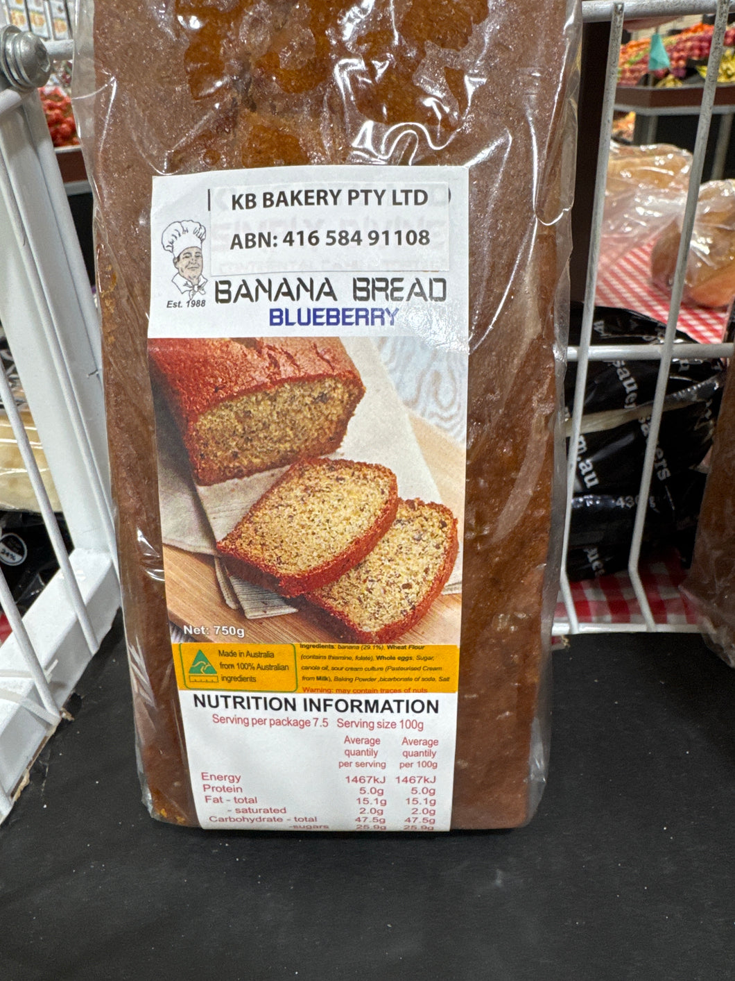 Banana Bread - Blueberry