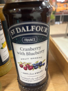 Cranberry with blueberry jam 284g
