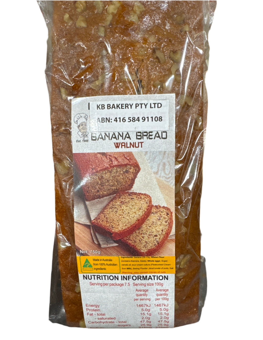 Banana Bread - Walnut