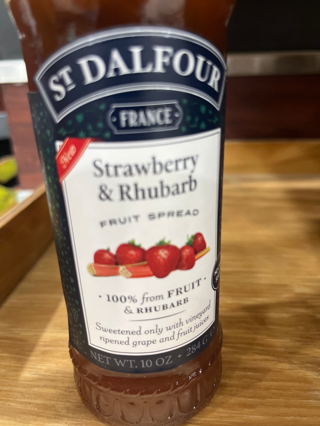 Strawberry & Rhubarb Jam 284g