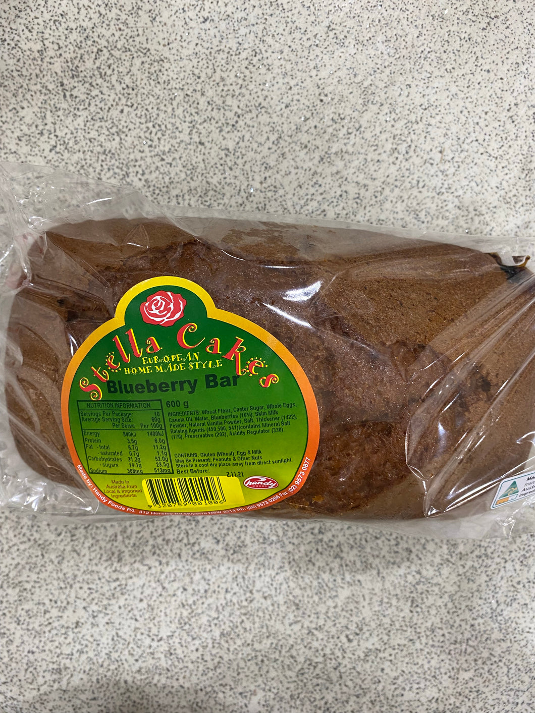 Blueberry Bar 600g