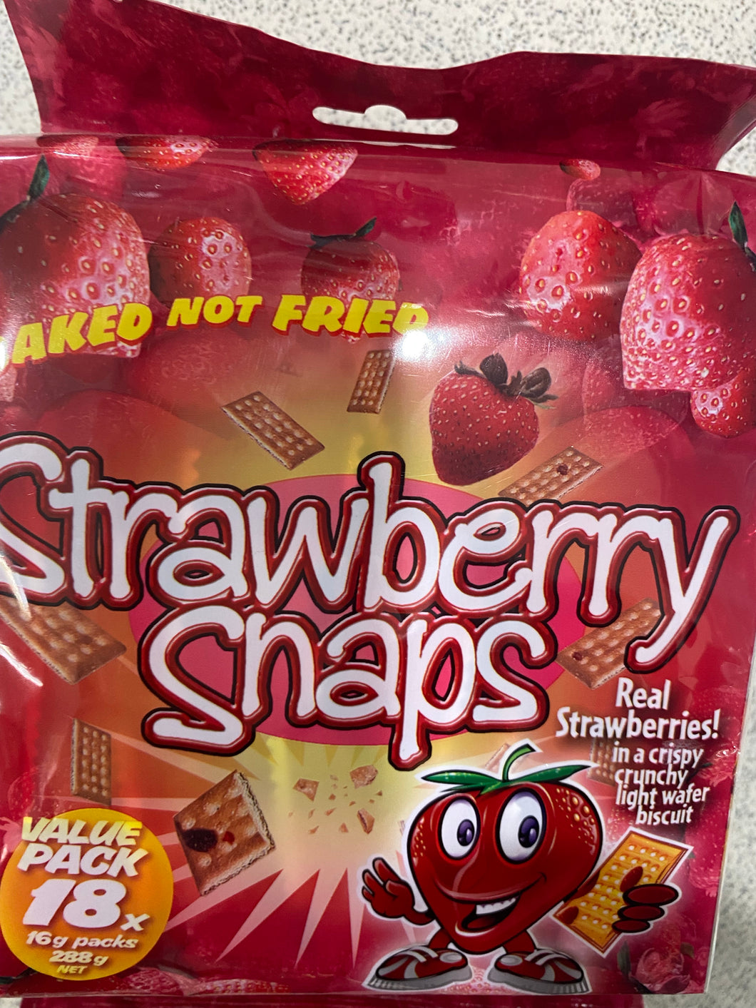 Strawberry Snaps 288g