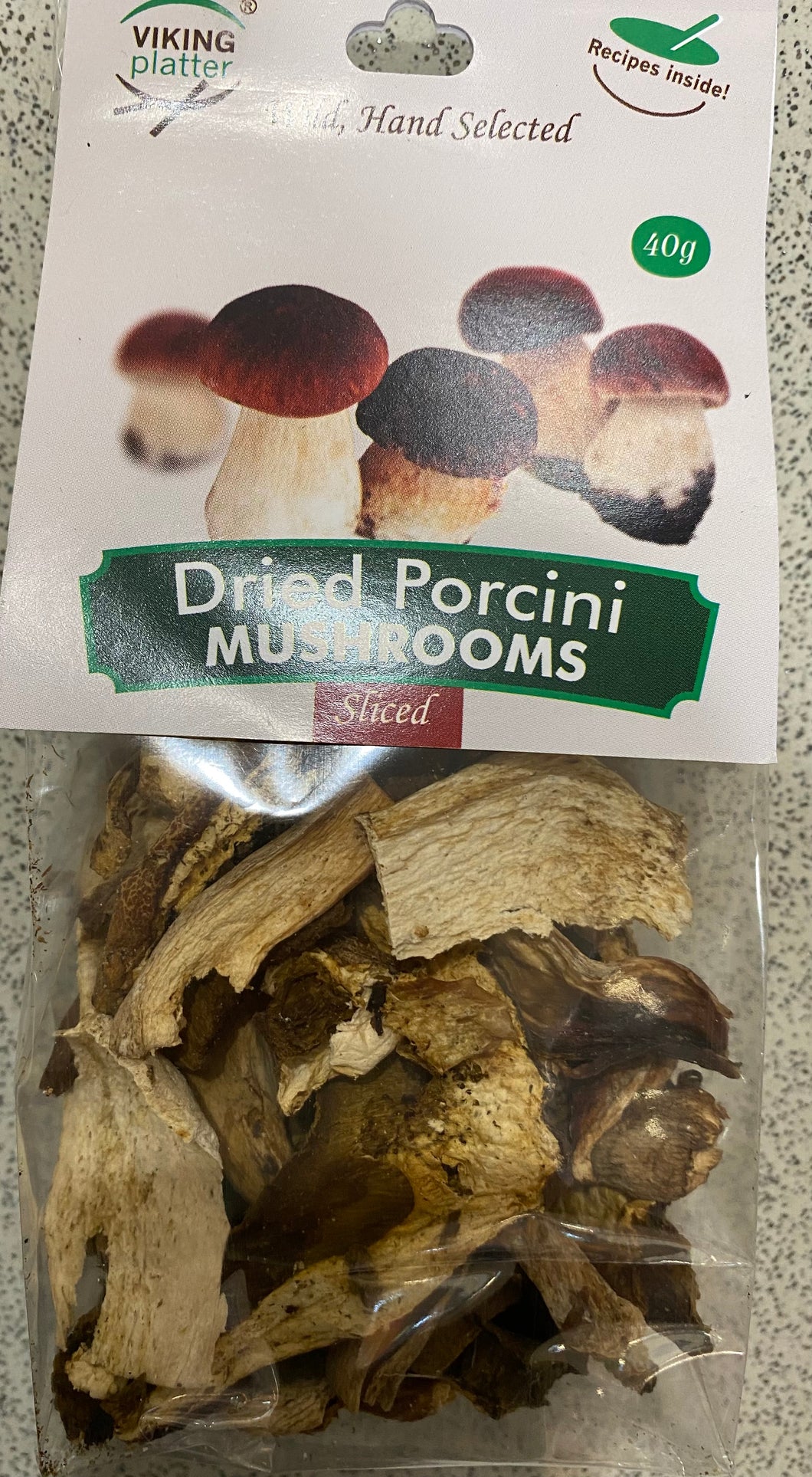 Dried Porcini Mushrooms 40g