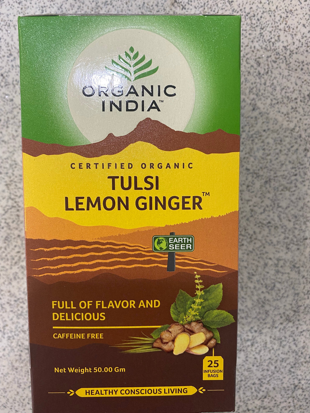 Tulsi Lemon Ginger Tea 25s