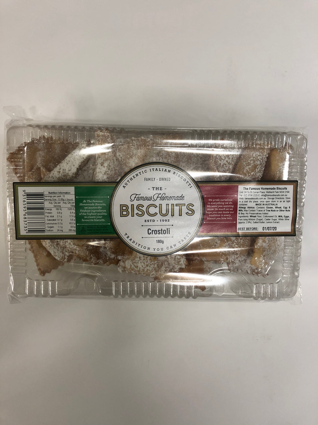 Biscuits Crostoli