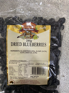 Dried Blueberries 250g